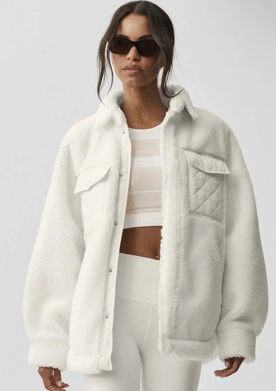 NWT Alo Yoga Sherpa Edge Shacke